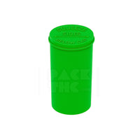 19 DRAM POP TOP VIAL - 1/8OZ - GREEN | Airtight Jar  - (225 Count)