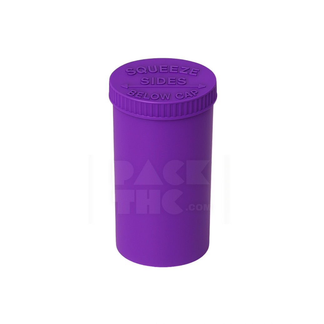 19 DRAM POP TOP VIAL - 1/8OZ - PURPLE | Airtight Jar | PackTHC - (225)