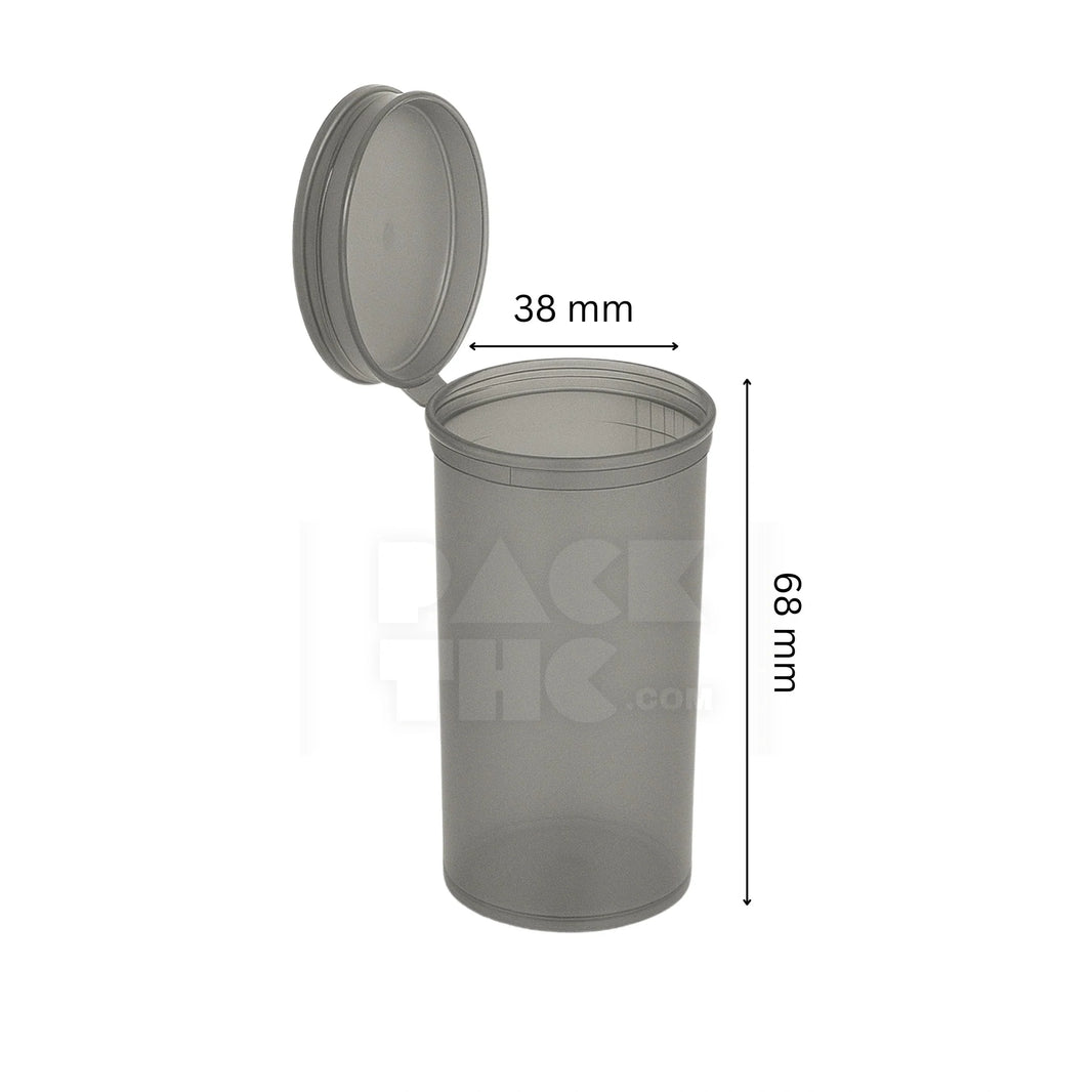 image 19 dram pop top vial 1 8oz smoke