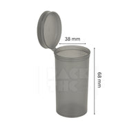 19 dram pop top vial 1 8oz smoke