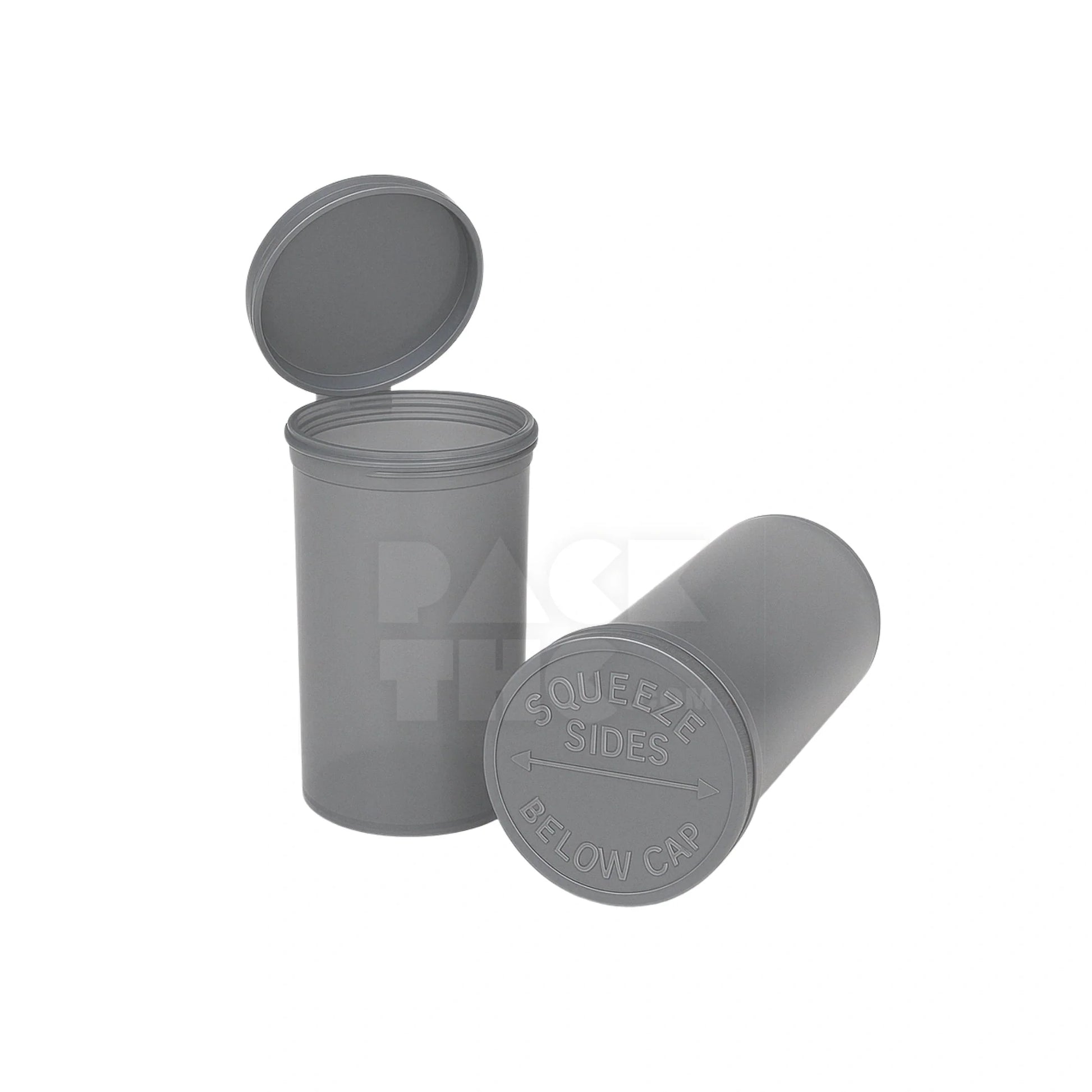 19 dram pop top vial 1 8oz smoke