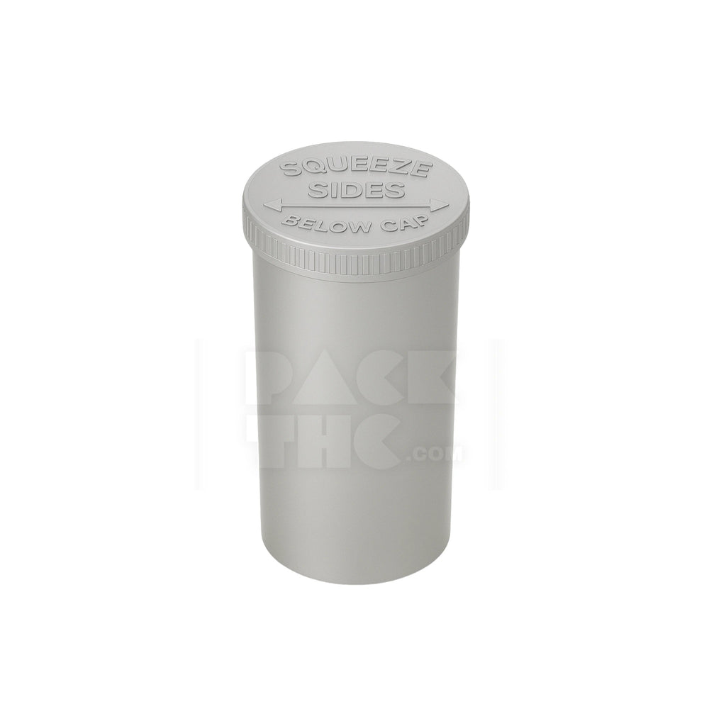 19 DRAM POP TOP VIAL - 1/8OZ - SILVER - (225 COUNT) Pack THC