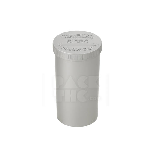 19 DRAM POP TOP VIAL - 1/8OZ - SILVER - (225 COUNT) Pack THC