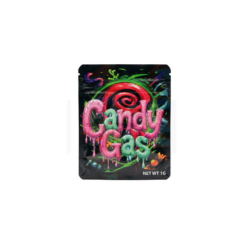 1 Grams Candy Gas Mylar Bag (100 Count)