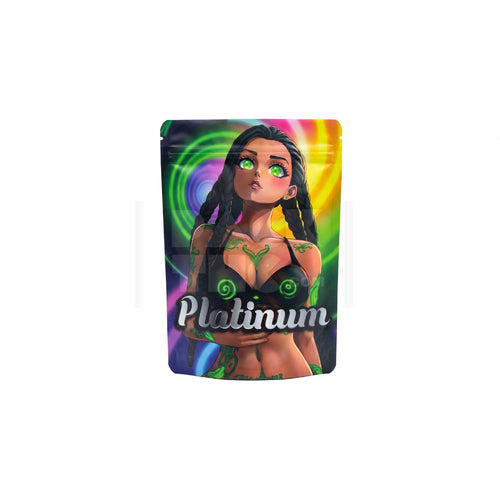 1 Grams Platinum Mylar Bag (100 Count)