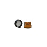 1oz 30cc aviator cr container translucent amber 500 count