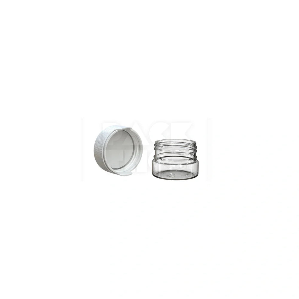 1oz 30cc aviator cr container clear natural white cap 500 count