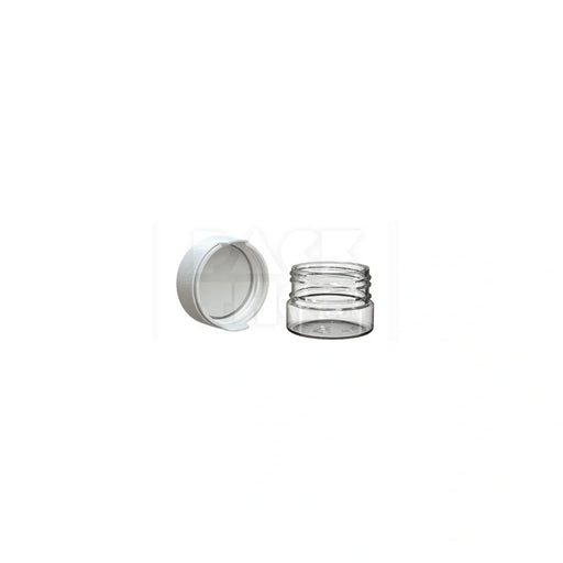 1oz 30cc aviator cr container clear natural white cap 500 count