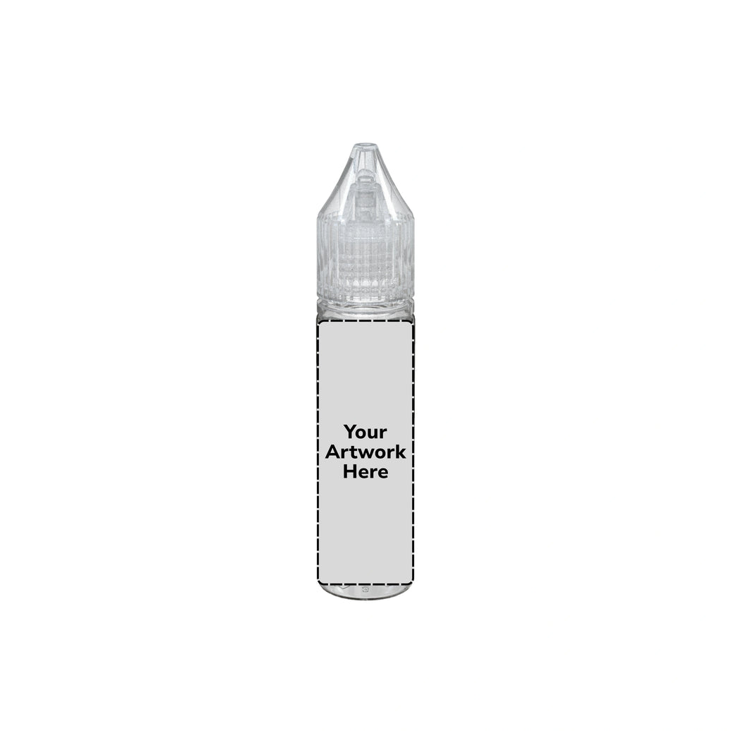 20ml unicorn bottle clear clear cap