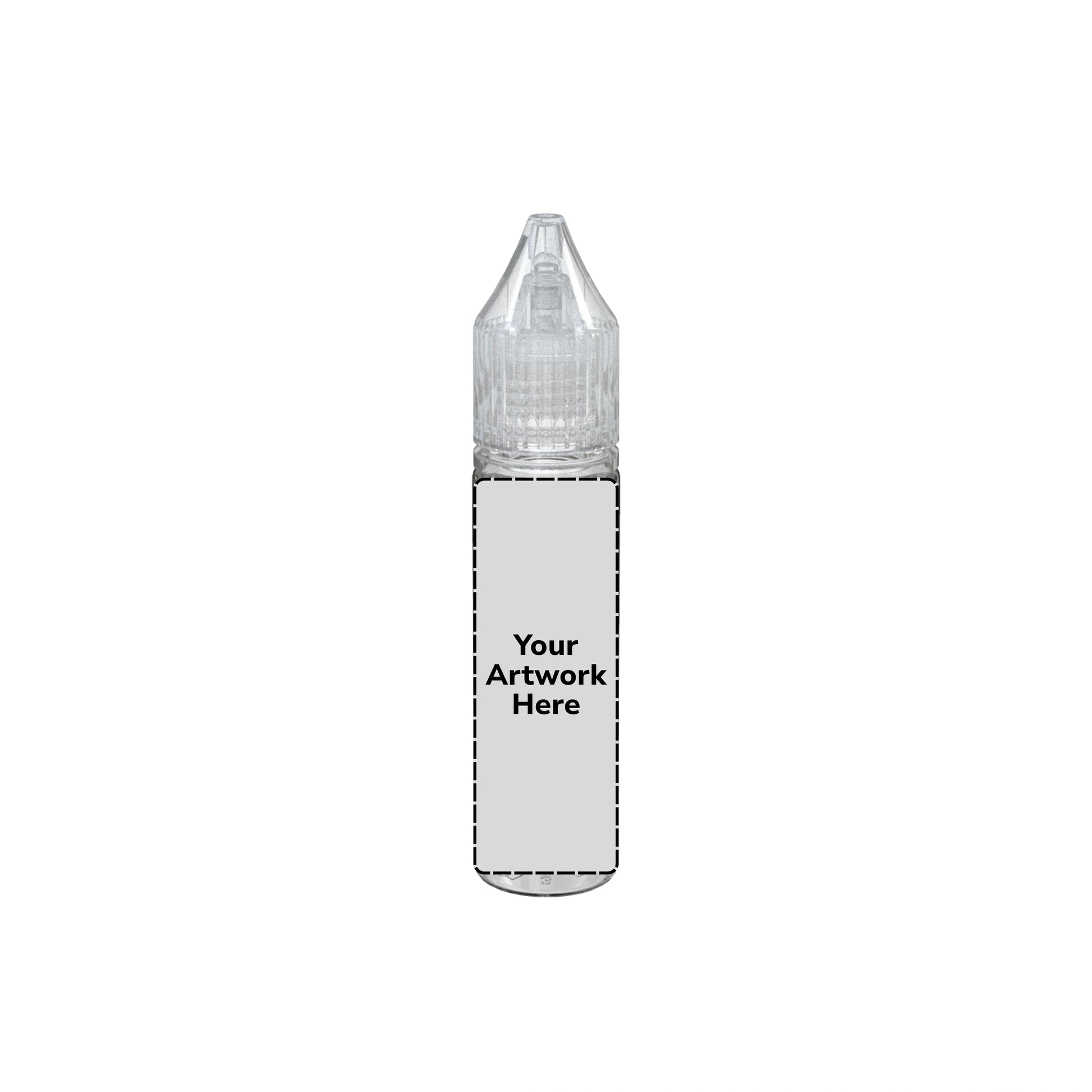 20ml unicorn bottle clear clear cap