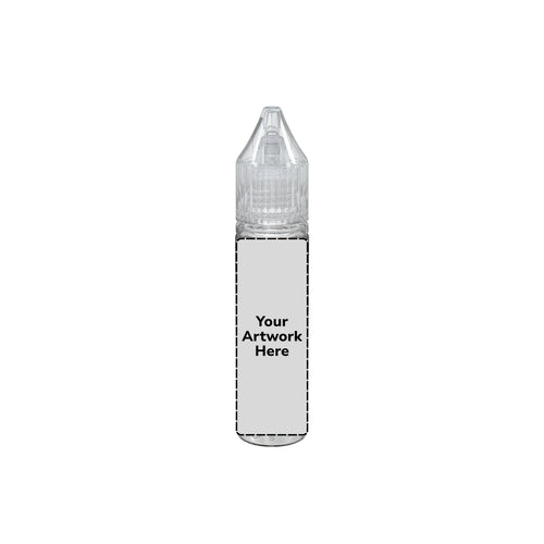 20ml unicorn bottle clear clear cap