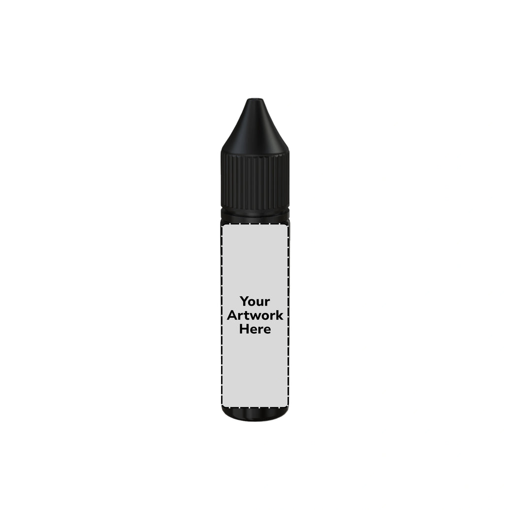 20ml unicorn bottle opaque black