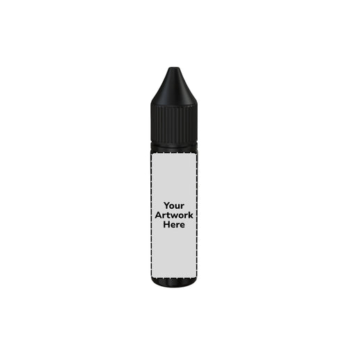 20ml unicorn bottle opaque black