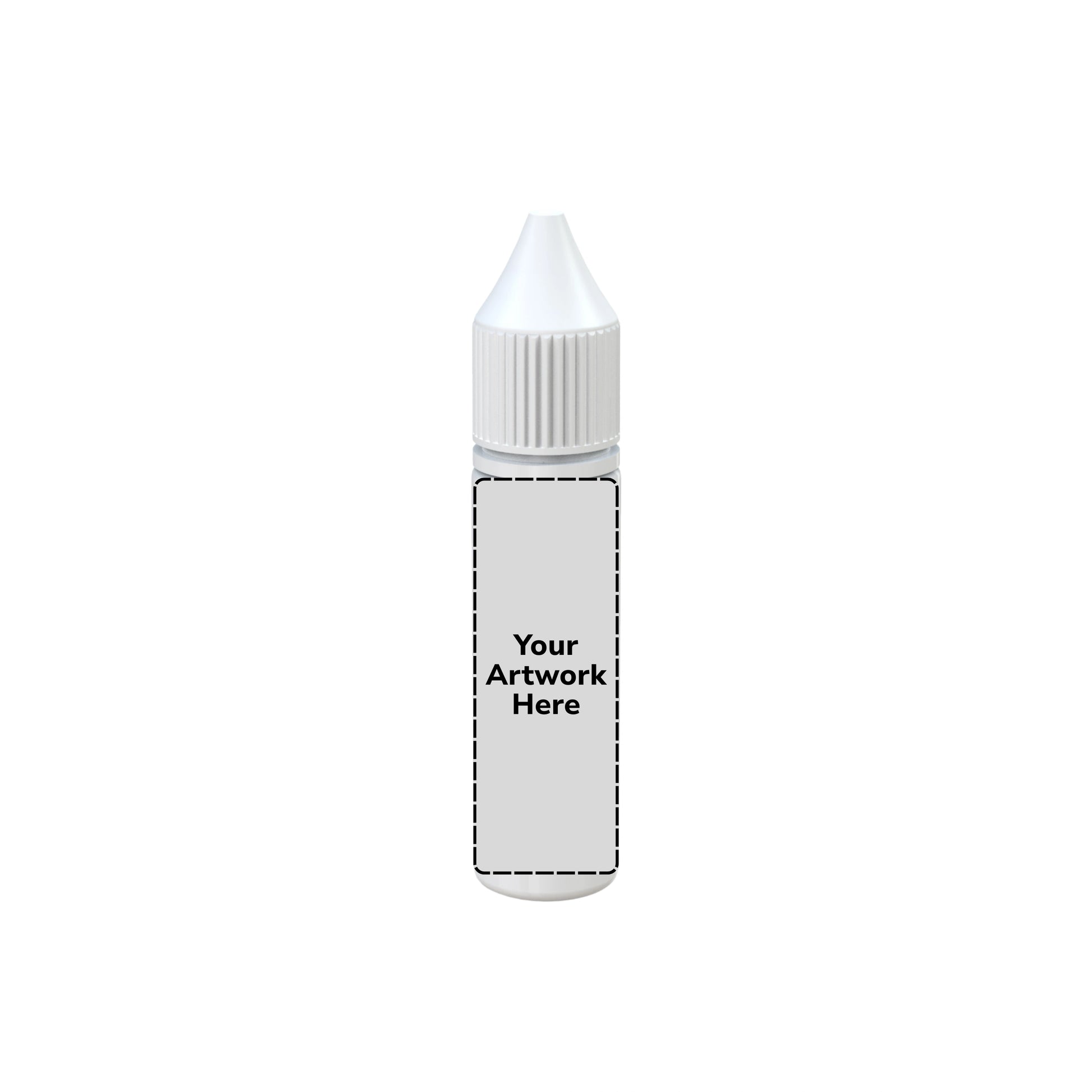 20ml unicorn bottle opaque white