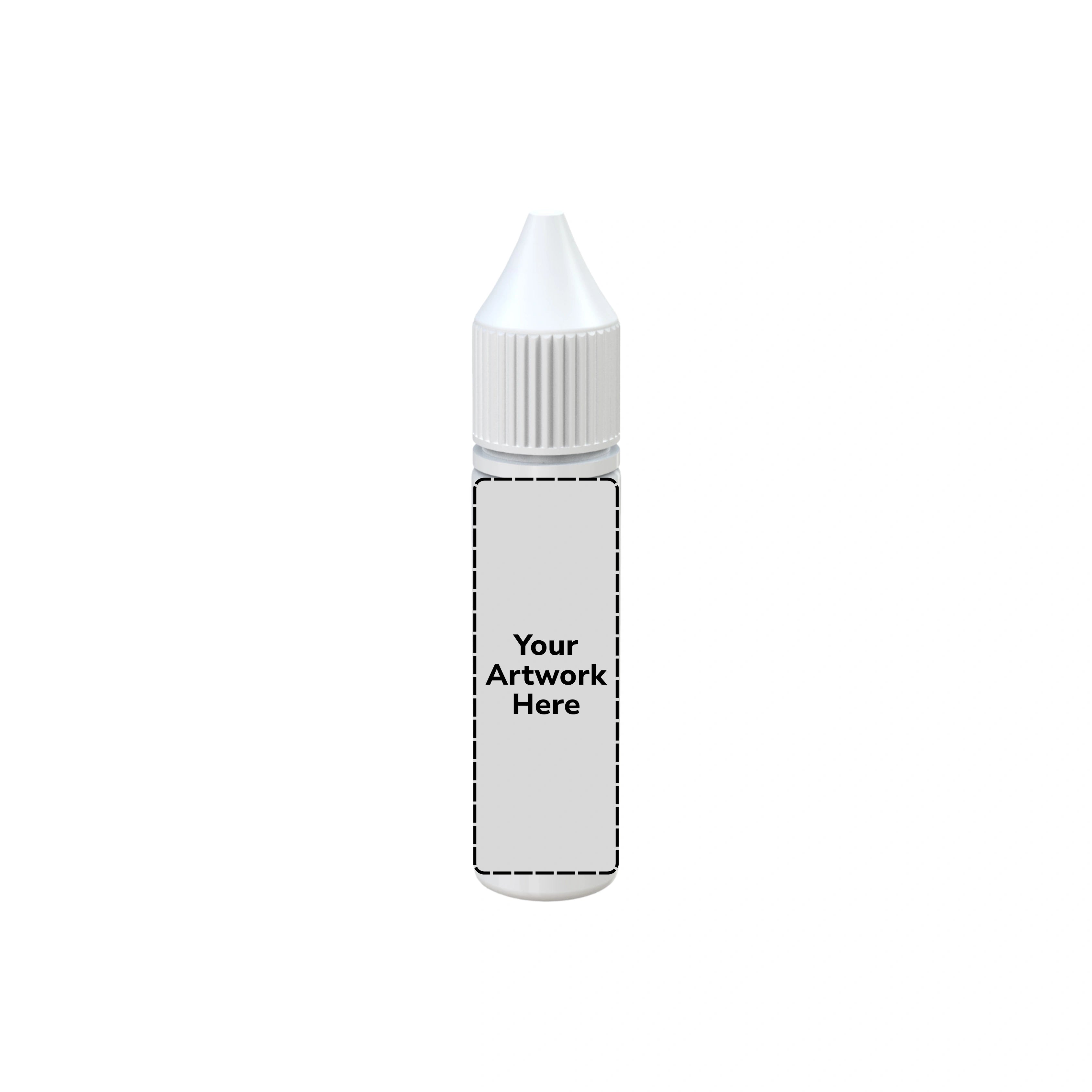 20ml unicorn bottle opaque white