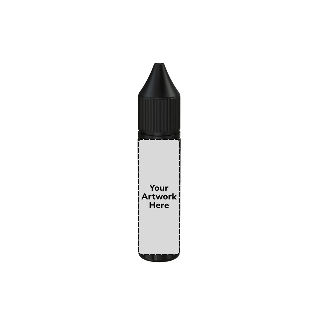 20ml unicorn bottle translucent black