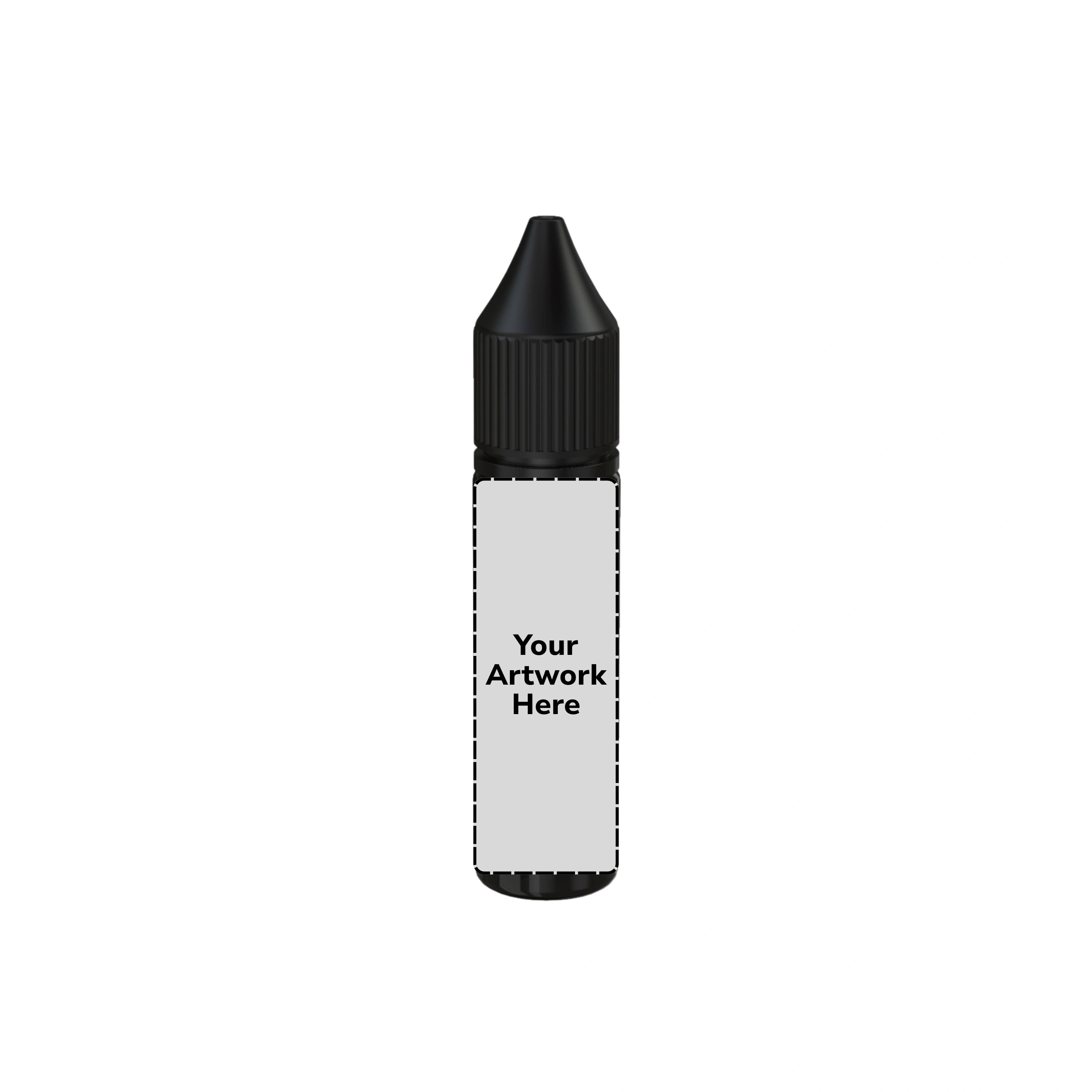 20ml unicorn bottle translucent black