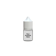 20ml unicorn bottle clear white cap