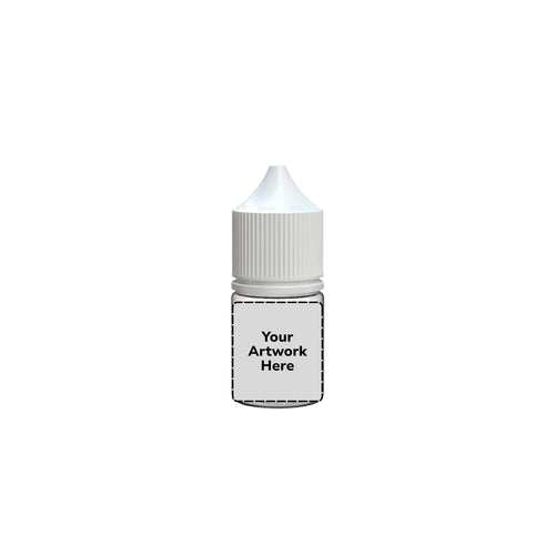 20ml unicorn bottle clear white cap