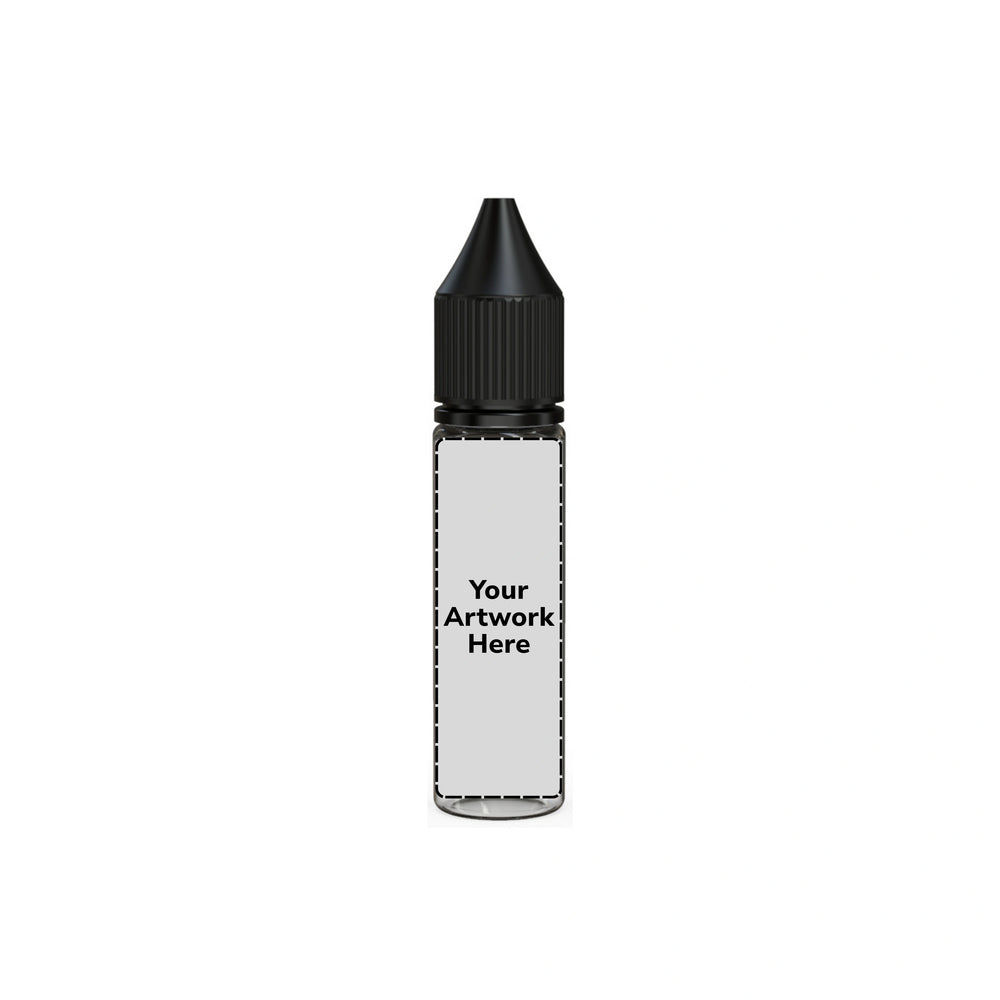 20ml v3 unicorn bottle clear black cap