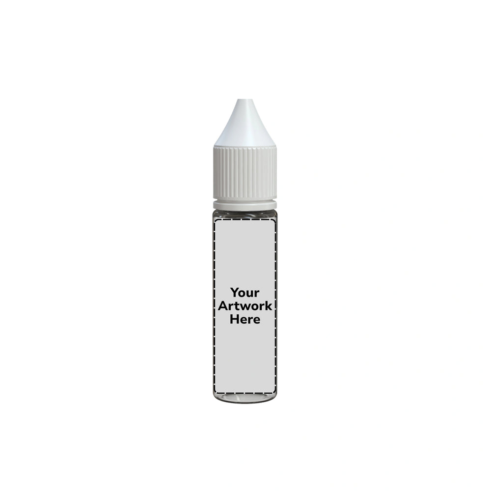 20ml v3 unicorn bottle clear white cap