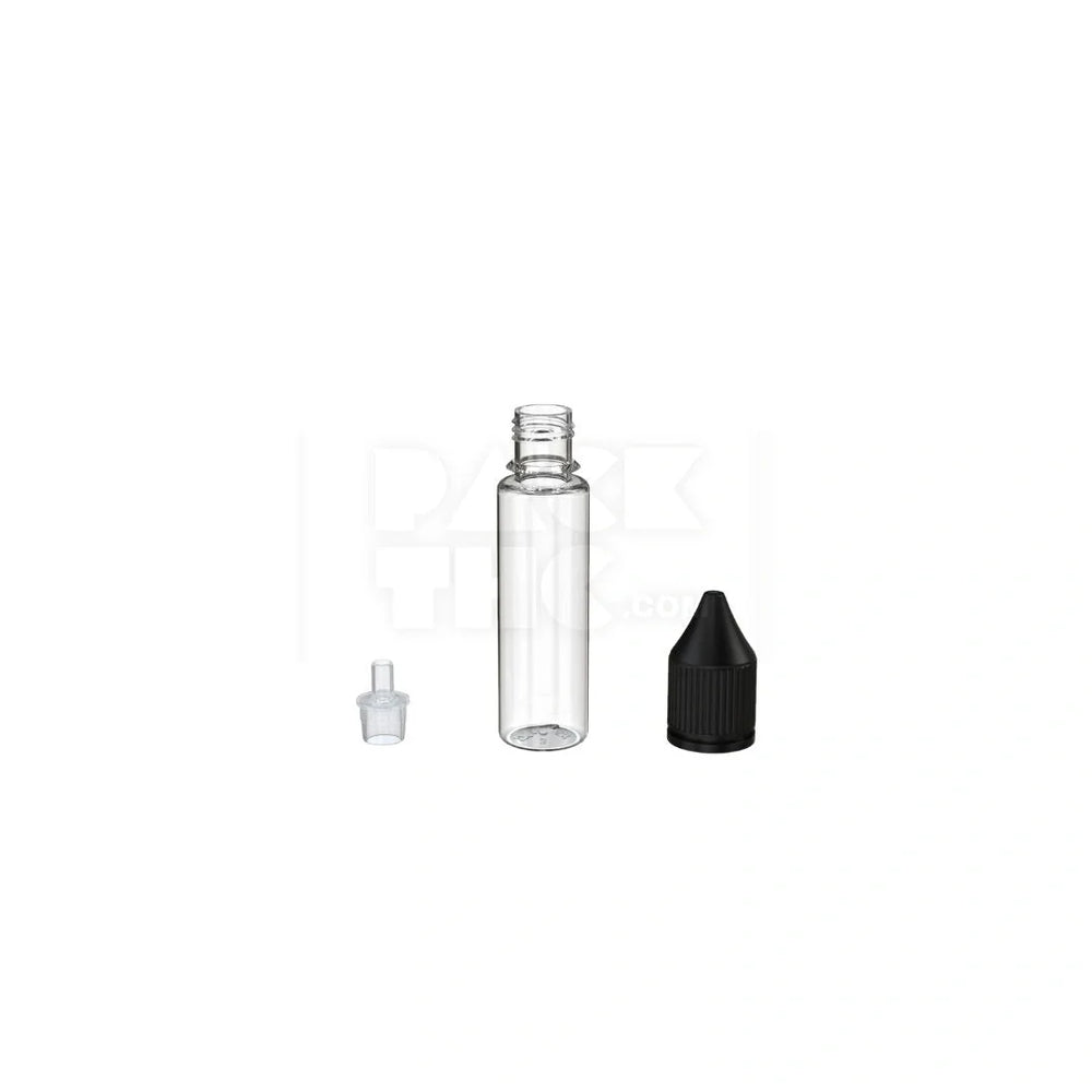 20ml pet reducer unicorn bottle cr clear natural black cap 1000 count