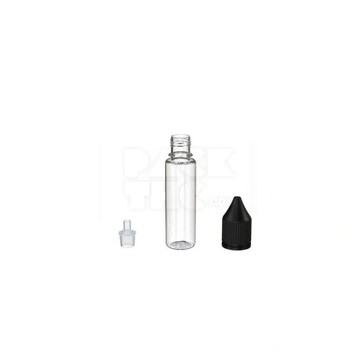 20ml pet reducer unicorn bottle cr clear natural black cap 1000 count