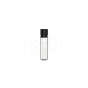 20ml spiral cr bottle clear natural black cap 1000 count