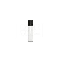 20ml spiral cr bottle clear natural black cap 1000 count