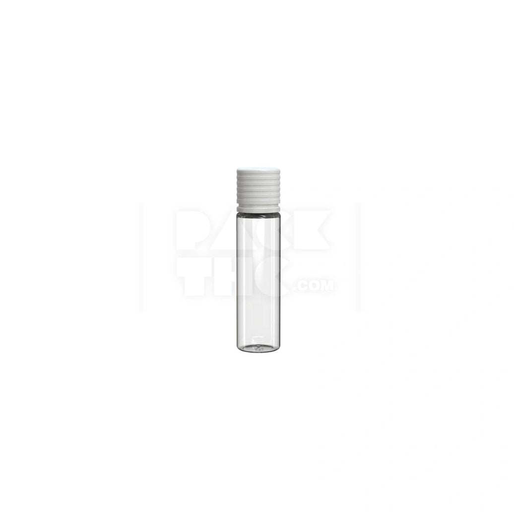 20ml spiral cr bottle clear natural white cap 1000 count