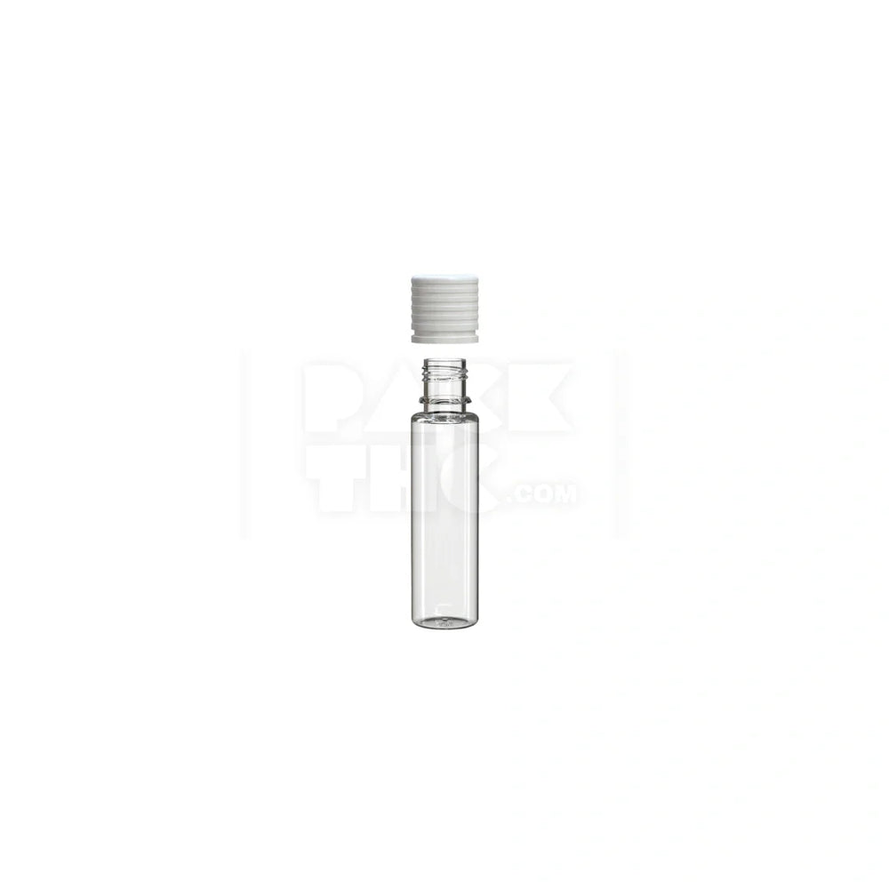 20ml spiral cr bottle clear natural white cap 1000 count