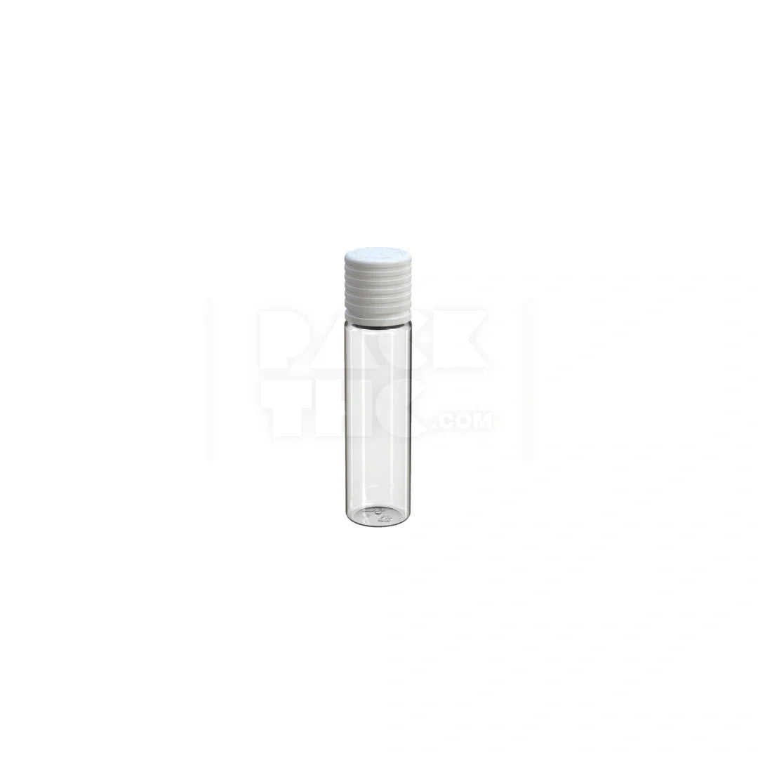 20ml spiral cr bottle clear natural white cap 1000 count