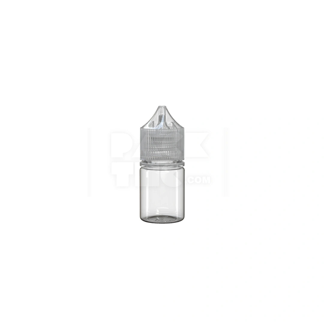 20ml stubby pet unicorn bottle cr clear natural 1000 count