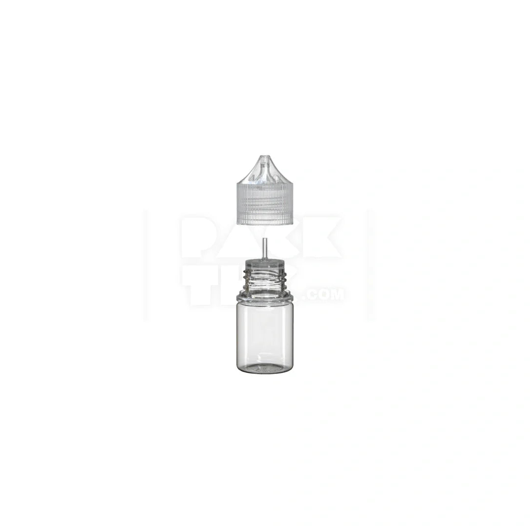 20ml stubby pet unicorn bottle cr clear natural 1000 count