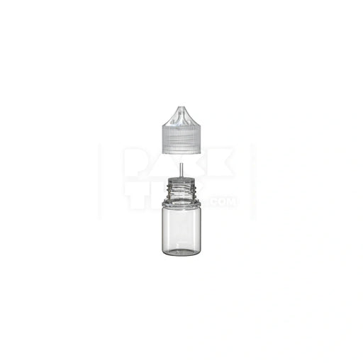 20ml stubby pet unicorn bottle cr clear natural 1000 count