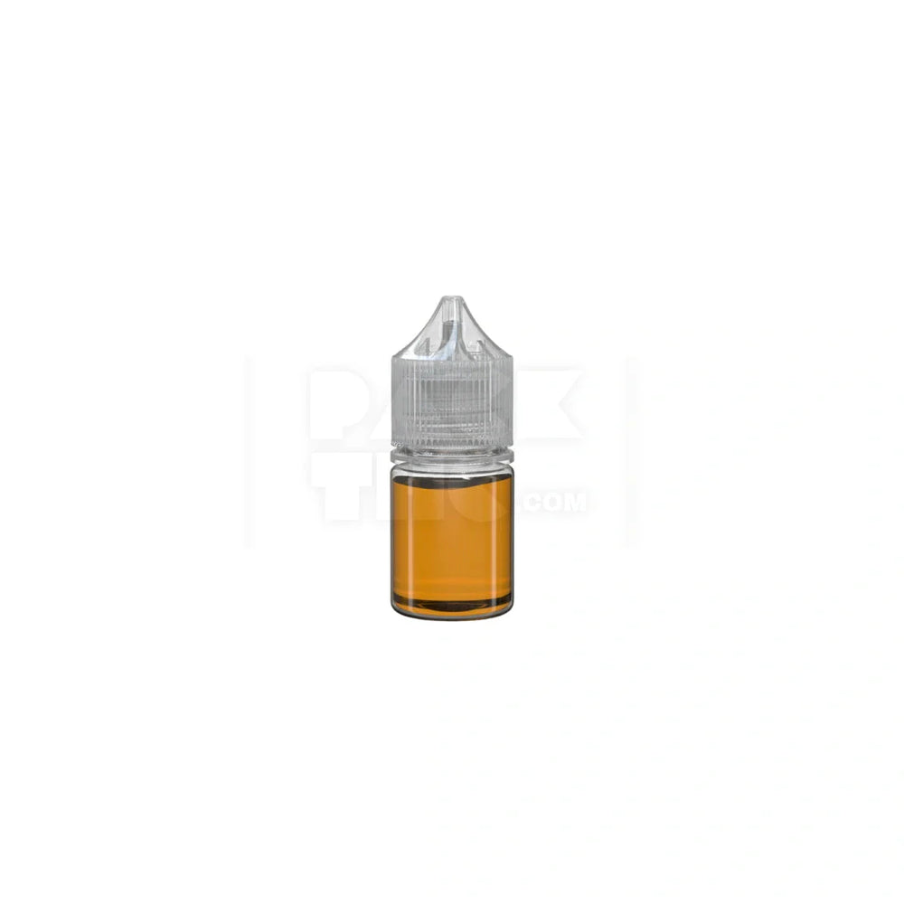 20ml stubby pet unicorn bottle cr clear natural 1000 count