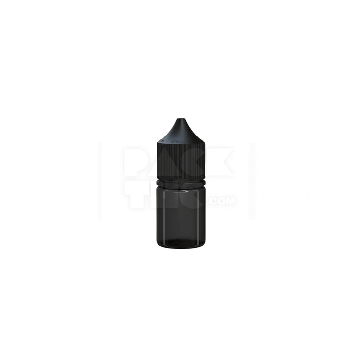20ml stubby pet unicorn bottle cr translucent black 1000 count