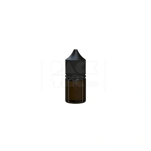 20ml stubby pet unicorn bottle cr translucent black 1000 count