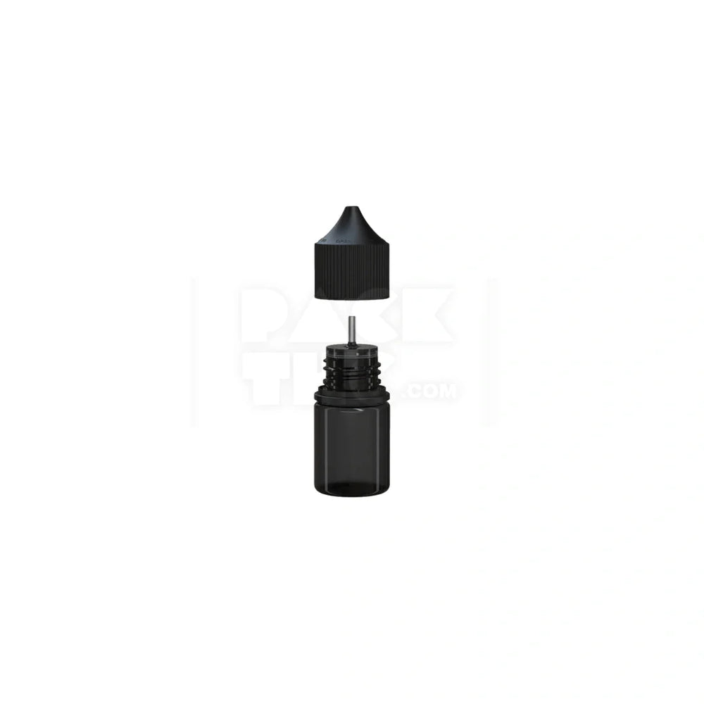 20ml stubby pet unicorn bottle cr translucent black 1000 count