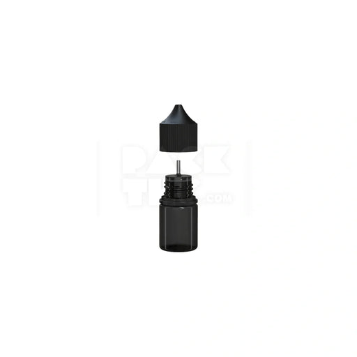 20ml stubby pet unicorn bottle cr translucent black 1000 count