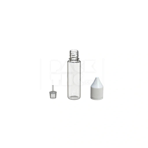 20ml v3 pet unicorn bottle cr clear natural white cap 1000 count