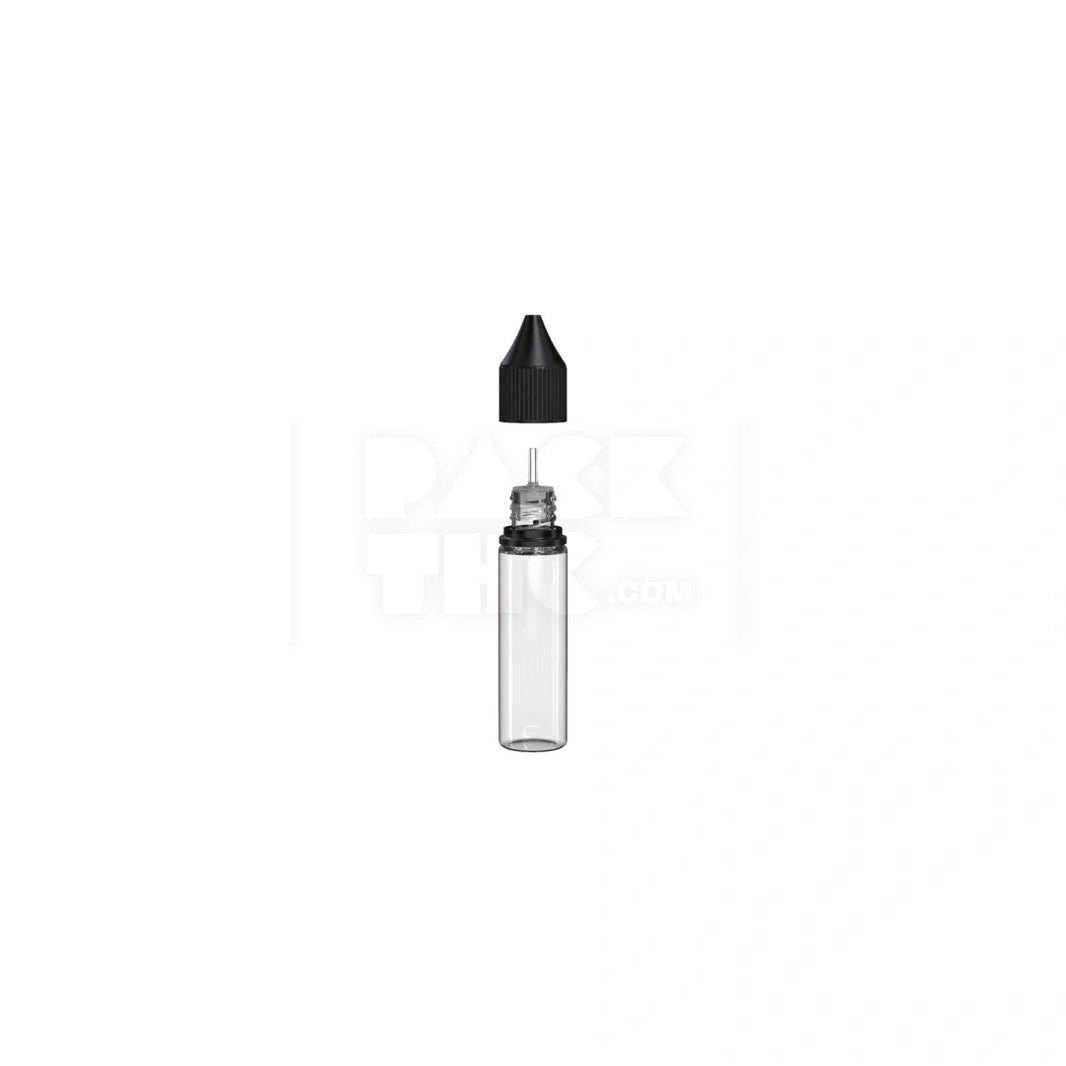 image 20ml v3 pet unicorn bottle cr clear natural black cap 1000 count