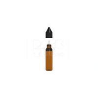 20ml v3 pet unicorn bottle cr translucent amber black cap 1000 count
