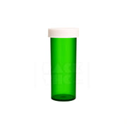 20 dram push turn cr bottles green