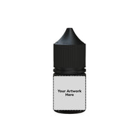 20ml stubby unicorn bottle translucent black