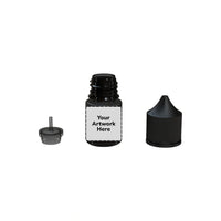 20ml stubby unicorn bottle translucent black