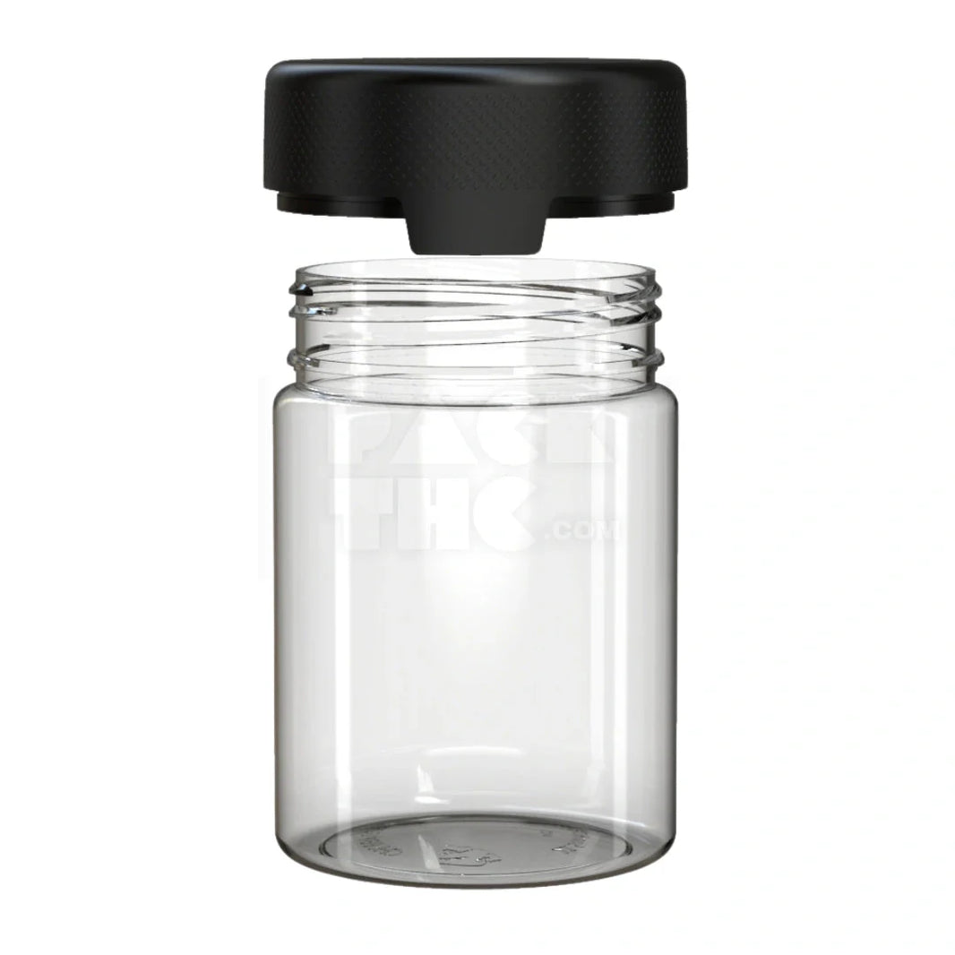 image 21.5oz aviator cr xl container clear natural black cap 40 count