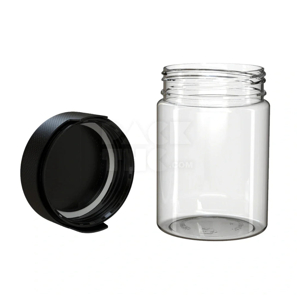 21.5oz aviator cr xl container clear natural black cap 40 count
