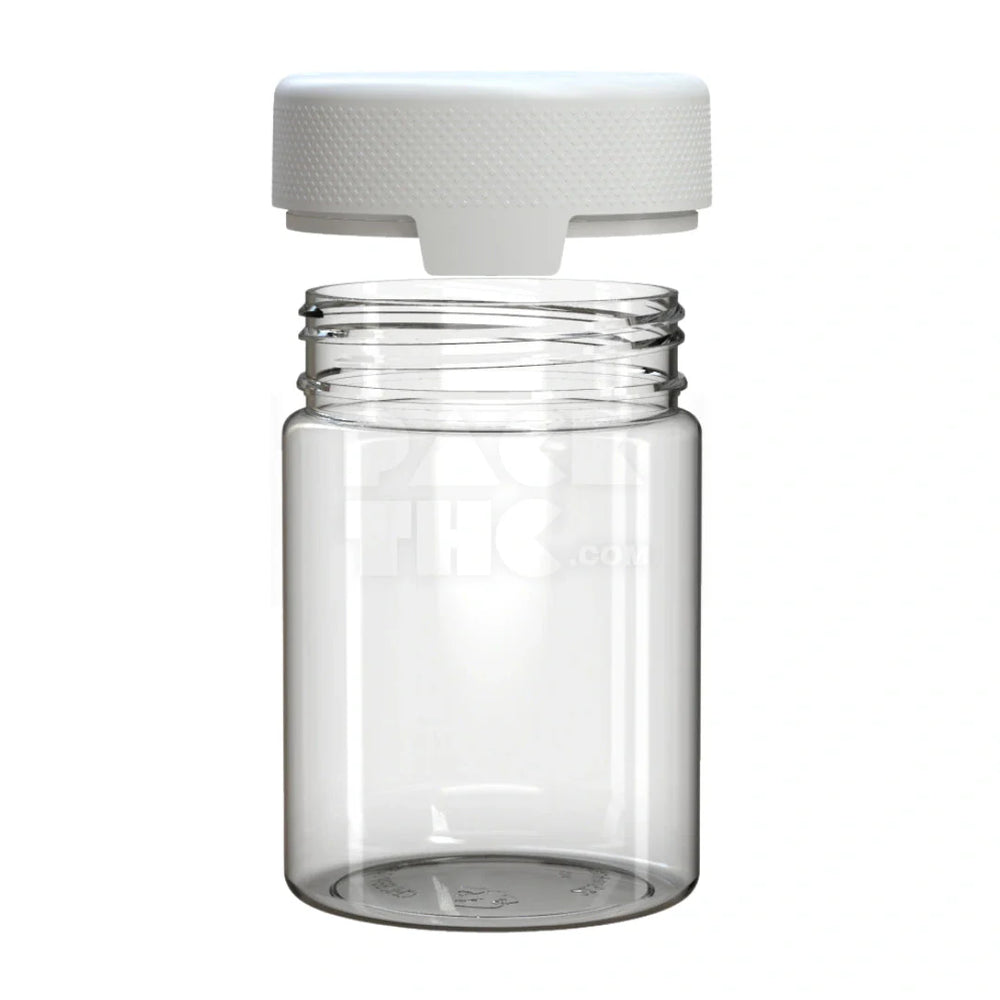 21.5oz aviator cr xl container clear natural white cap 40 count