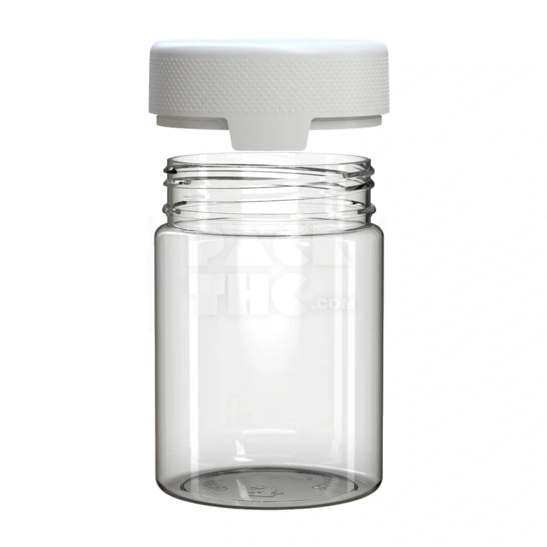 image 21.5oz aviator cr xl container clear natural white cap 40 count